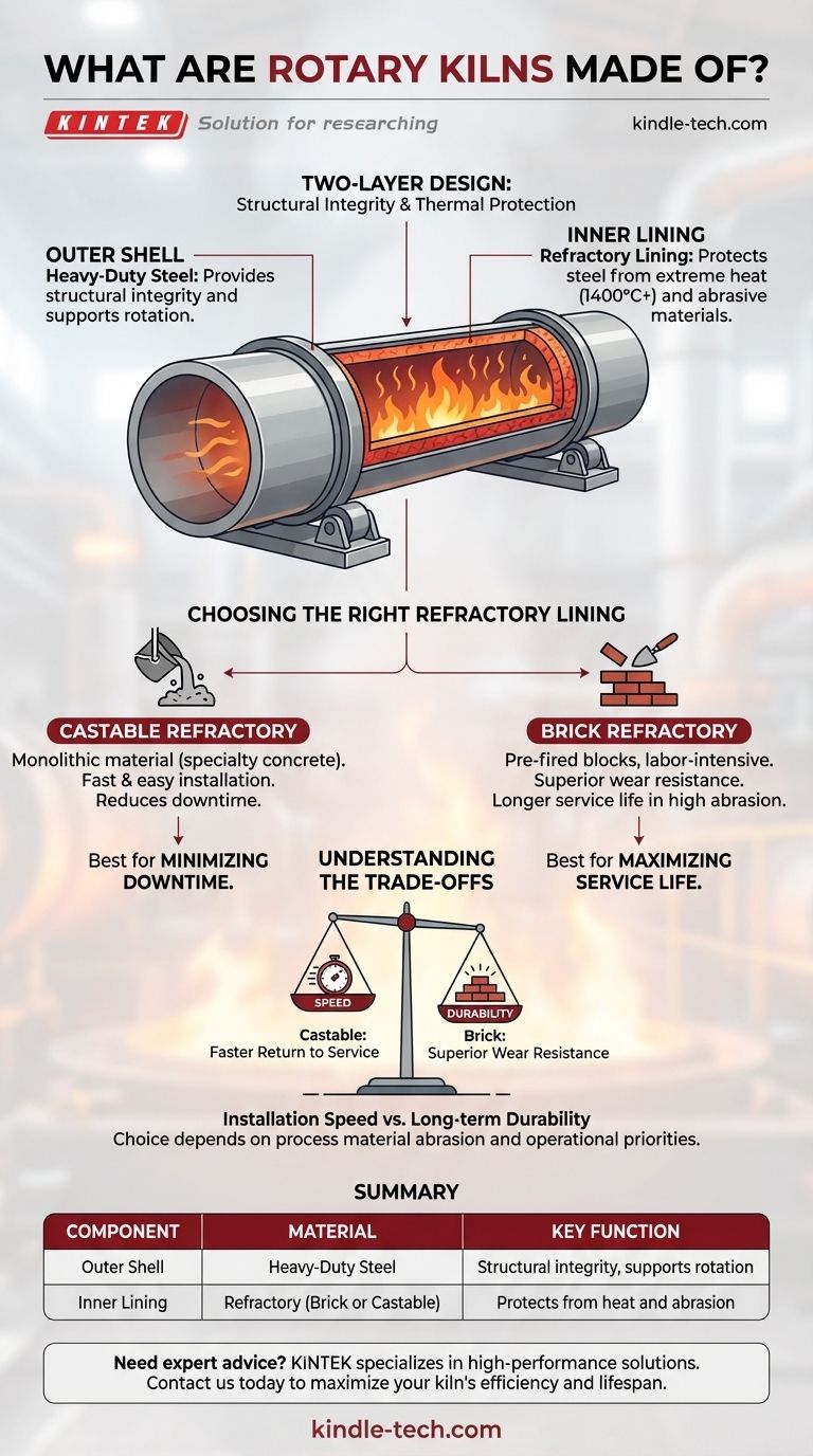 What are rotary kilns made of? A Guide to Durable Steel Shells and Refractory Linings Visual Guide
