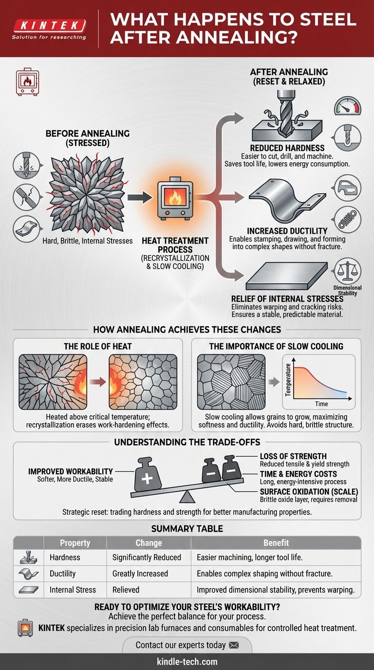 Cosa succede all'acciaio dopo la ricottura? Sblocca una lavorabilità e una formabilità superiori Guida Visiva