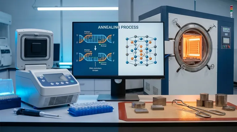 Qual é o propósito da etapa de recozimento? Alcançar Estabilidade na Amplificação de DNA e Propriedades de Materiais