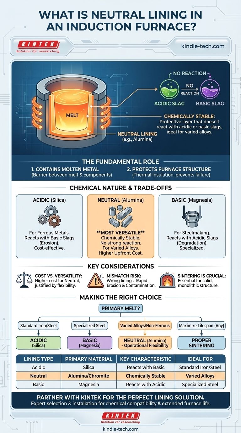 感应炉的中性炉衬是什么？实现多功能、无污染的熔炼 图解指南