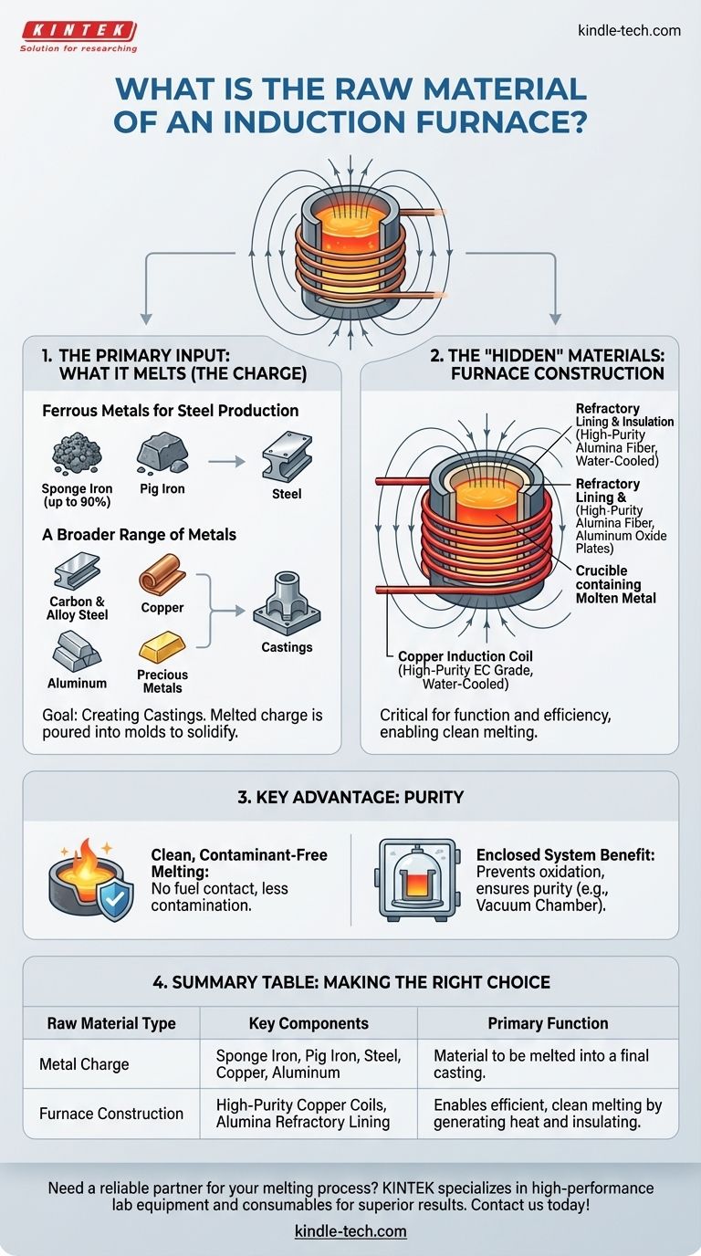 What is the raw material of induction furnace? Metal, Refractory Lining, and More Visual Guide