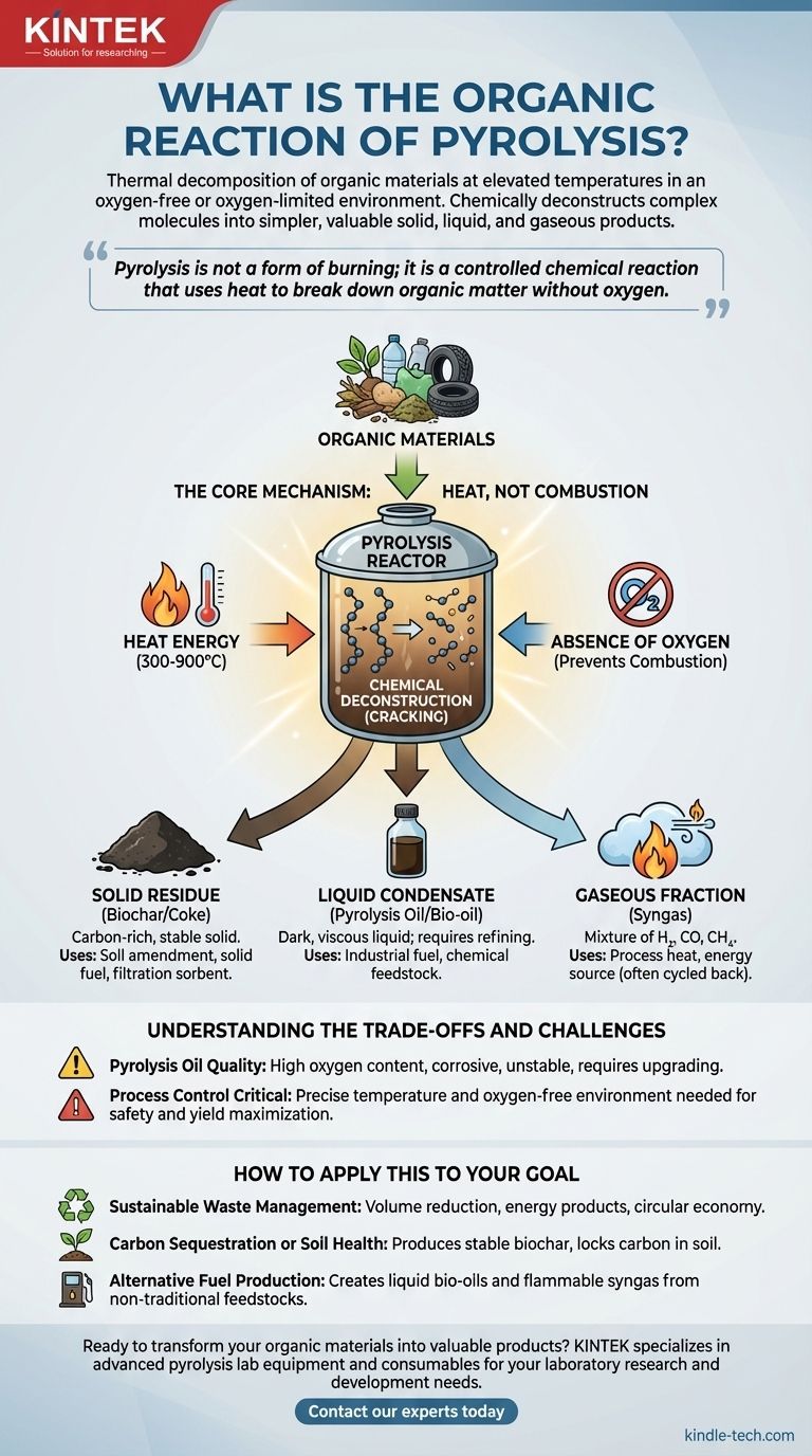 Was ist die organische Reaktion der Pyrolyse? Wertvolle Produkte aus Abfallstoffen gewinnen Visuelle Anleitung