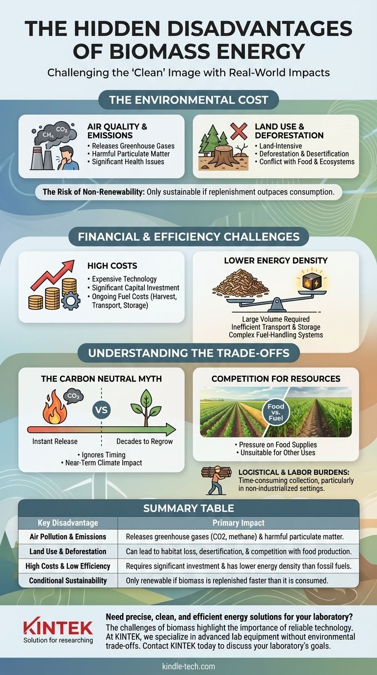 生物质能的一个缺点是什么？隐藏的环境和经济成本 图解指南