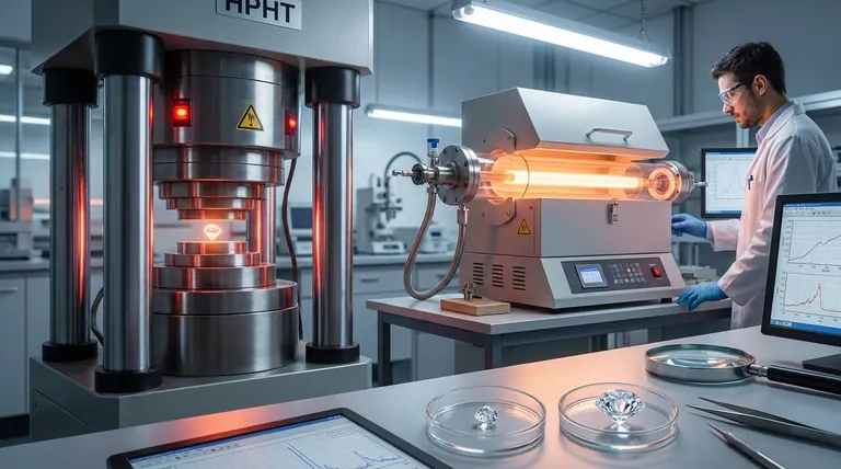 Qual é melhor, HPHT ou CVD? Escolhendo o Diamante Cultivado em Laboratório Certo para as Suas Prioridades