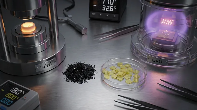 ¿Cuáles son los ingredientes de los diamantes sintéticos? Desvelando la ciencia de los cristales de carbono cultivados en laboratorio