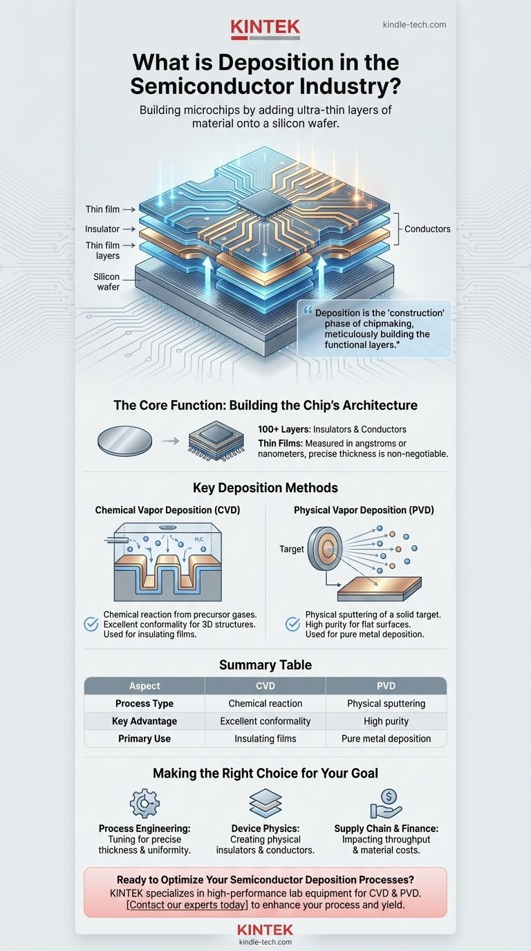 Cos'è la deposizione nell'industria dei semiconduttori? Il processo fondamentale per la costruzione dei microchip Guida Visiva