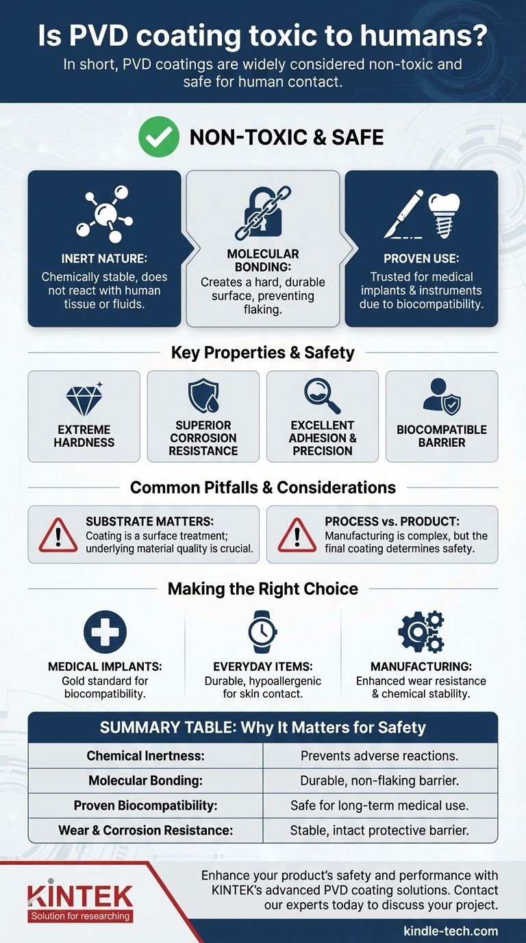 PVD 코팅은 인체에 유해한가요? 안전하고 생체 적합한 표면 기술을 알아보세요 시각적 가이드