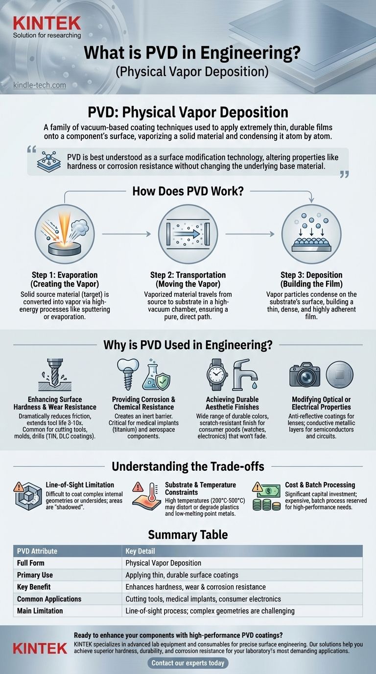 ما هو الشكل الكامل لـ PVD في الهندسة؟ أطلق العنان لأداء سطح فائق دليل مرئي