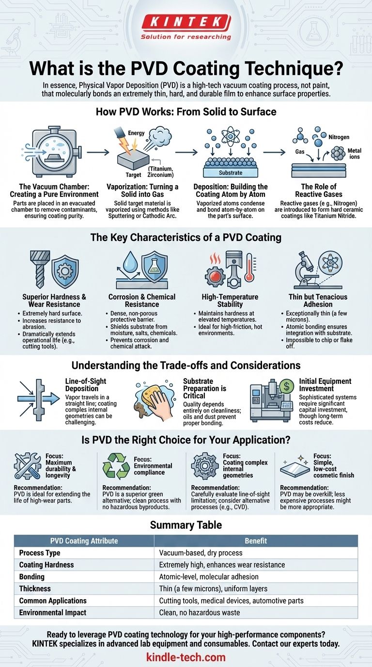 What is the PVD coating technique? Enhance Material Performance with Advanced Surface Engineering Visual Guide