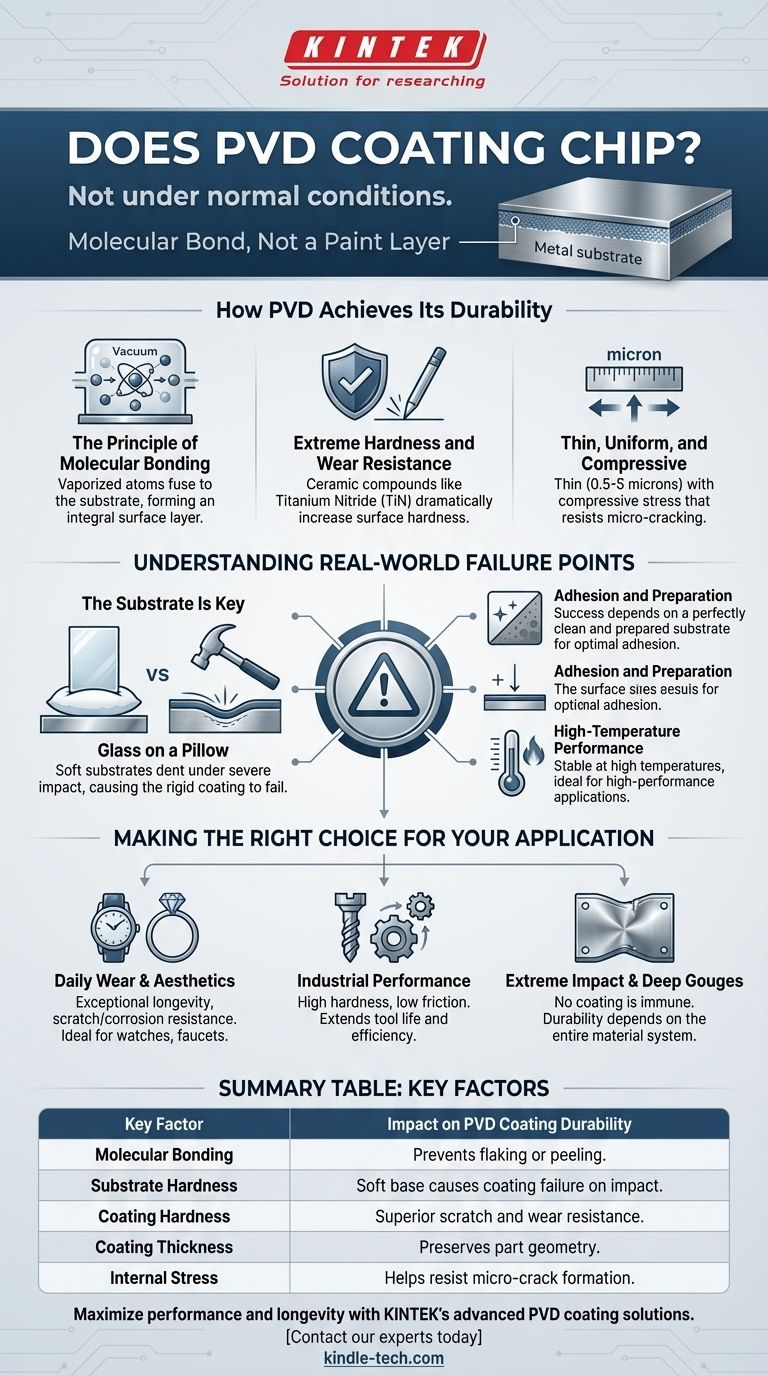Il rivestimento PVD si scheggia? La verità sulla sua estrema durabilità e sui suoi limiti Guida Visiva