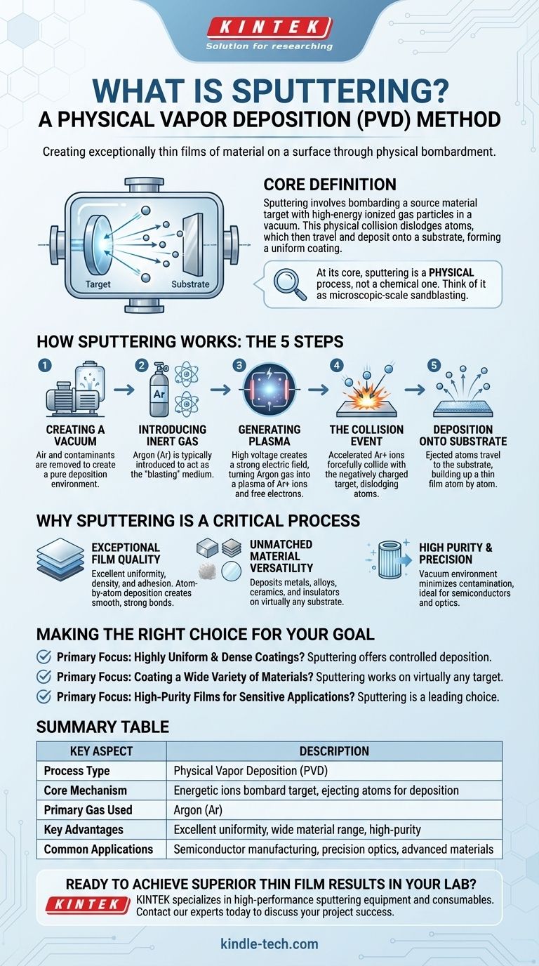 What is the meaning of sputtering? A Guide to High-Quality Thin Film Deposition Visual Guide