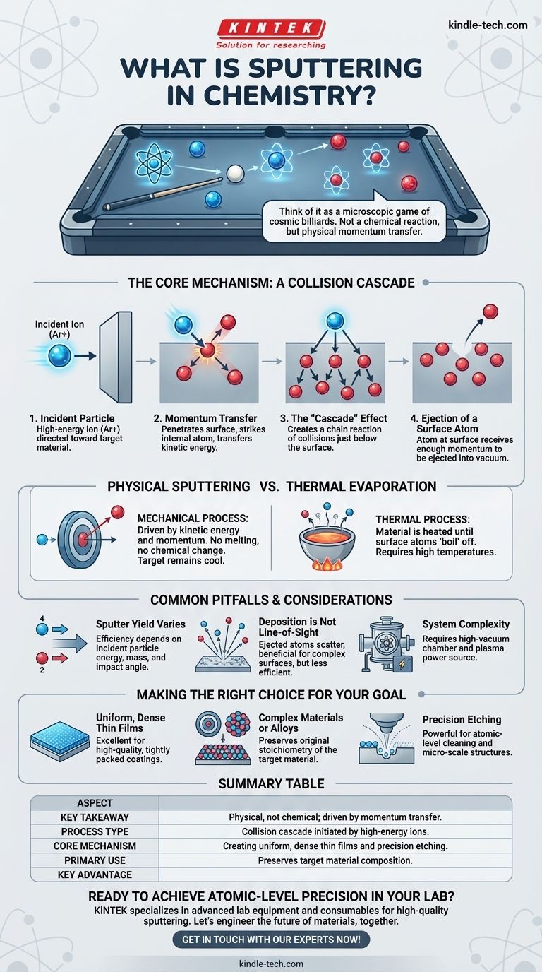 スパッタリングとは何か？原子レベルの堆積を制御するためのガイド ビジュアルガイド