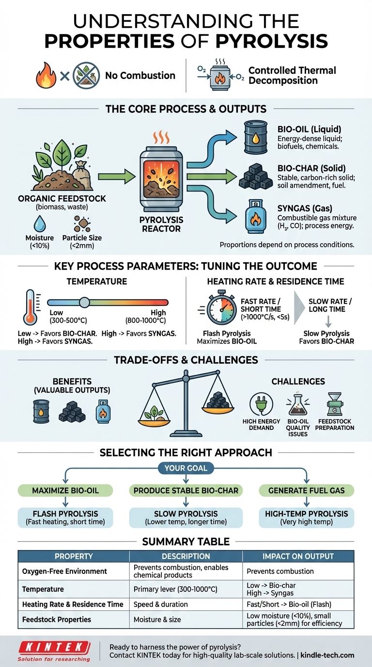 ¿Cuáles son las propiedades de la pirólisis? Una guía para la conversión ajustable de residuos en productos Guía Visual