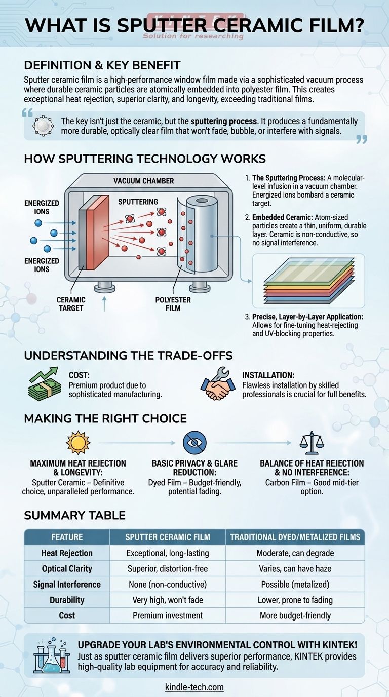 ما هو فيلم السيراميك بالرش؟ حل عالي التقنية لرفض الحرارة الفائق والوضوح دليل مرئي