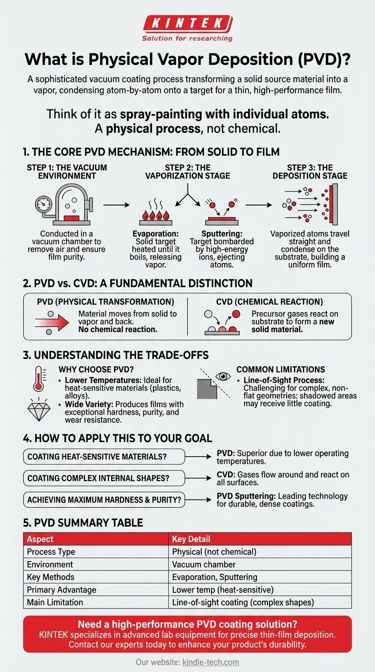 ما هو معنى الترسيب الفيزيائي للبخار؟ دليل لطلاء الأغشية الرقيقة عالية الأداء دليل مرئي