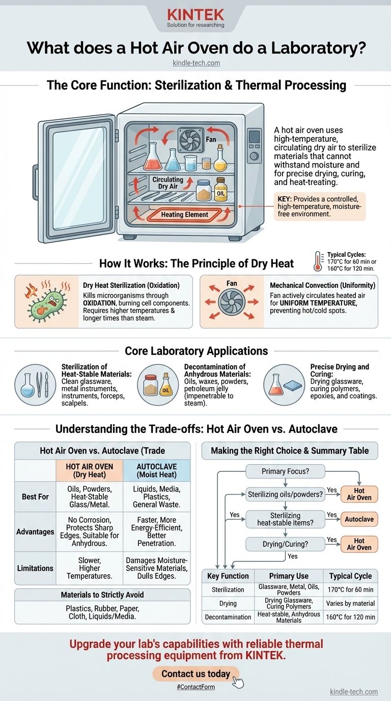Que fait une étuve à air chaud dans un laboratoire ? Stérilisation et séchage essentiels pour votre laboratoire Guide Visuel