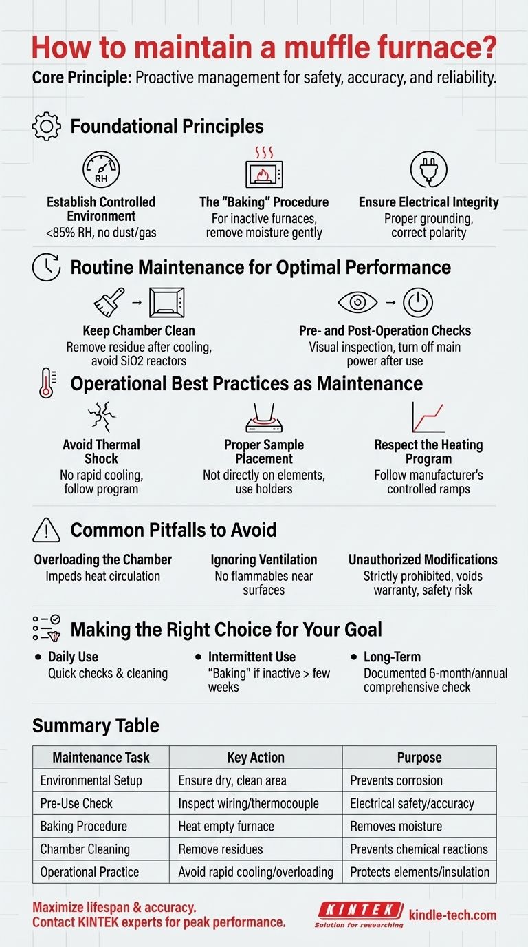 マッフル炉のメンテナンス方法：長期的な信頼性と安全性を確保する ビジュアルガイド