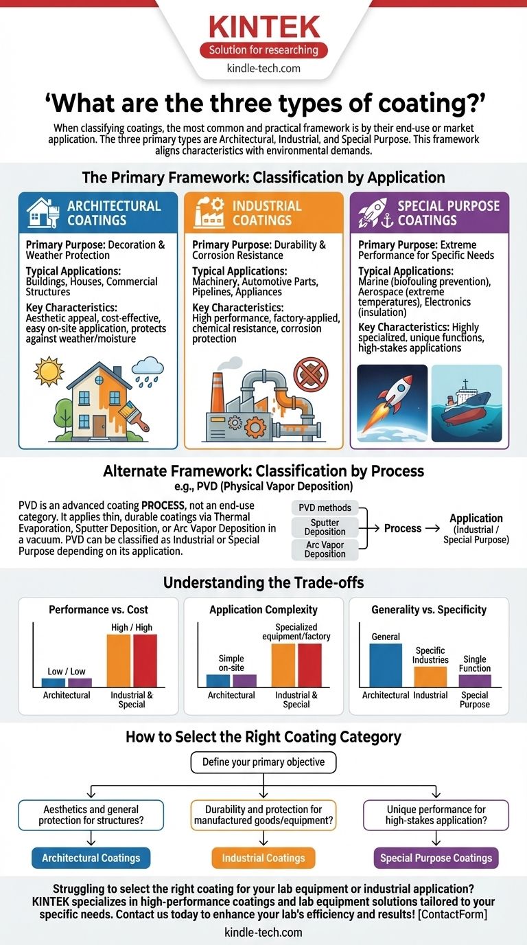 Quais são os três tipos de revestimento? Um guia para revestimentos arquitetônicos, industriais e de finalidade especial Guia Visual