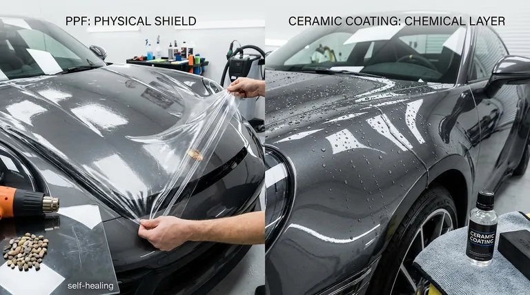 PPF와 코팅의 차이점은 무엇인가요? 자동차를 위한 갑옷 vs. 매끄러운 껍질