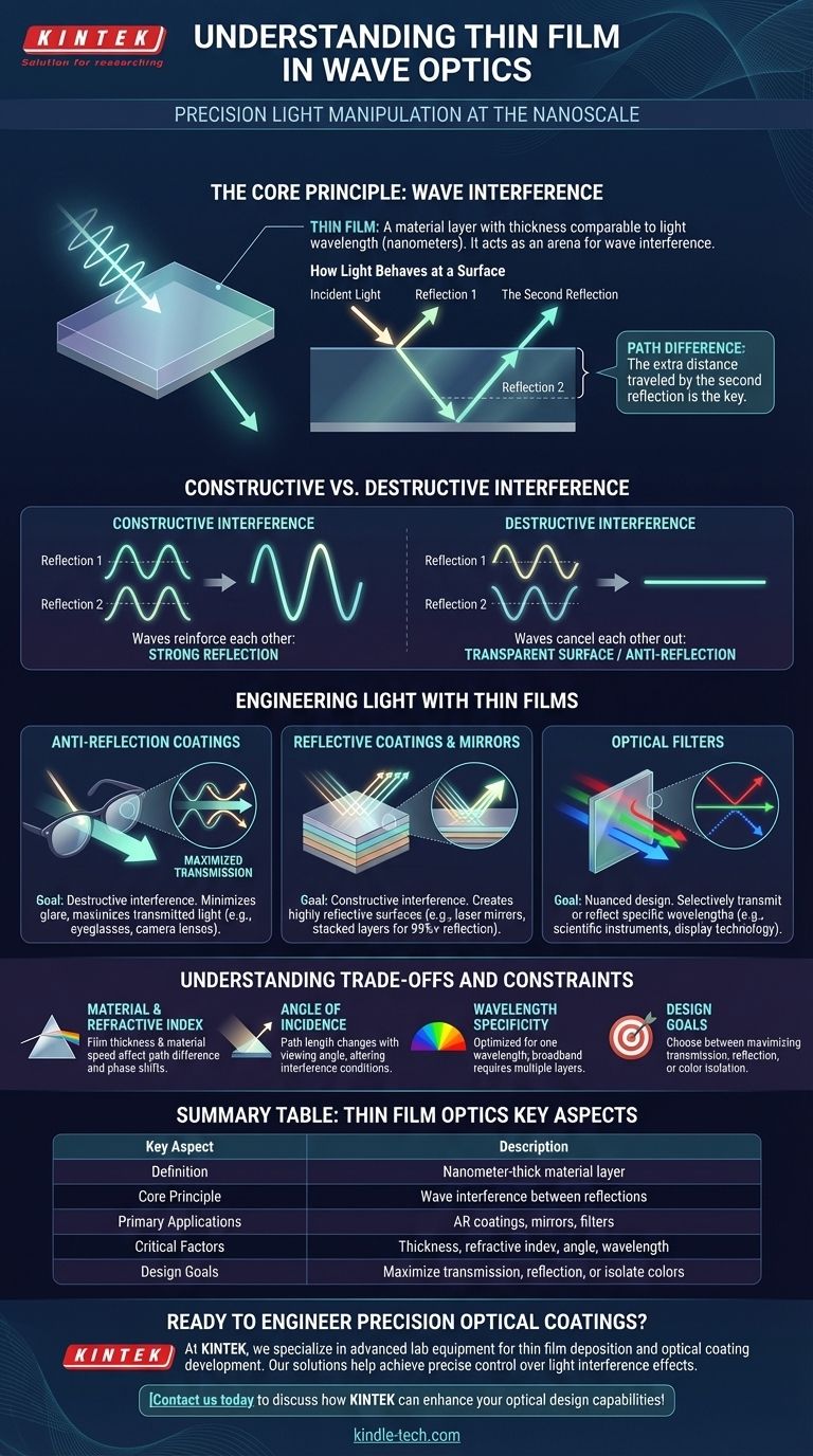 Was ist ein Dünnfilm in der Wellenoptik? Nutzen Sie Lichtinterferenz für präzises optisches Design Visuelle Anleitung