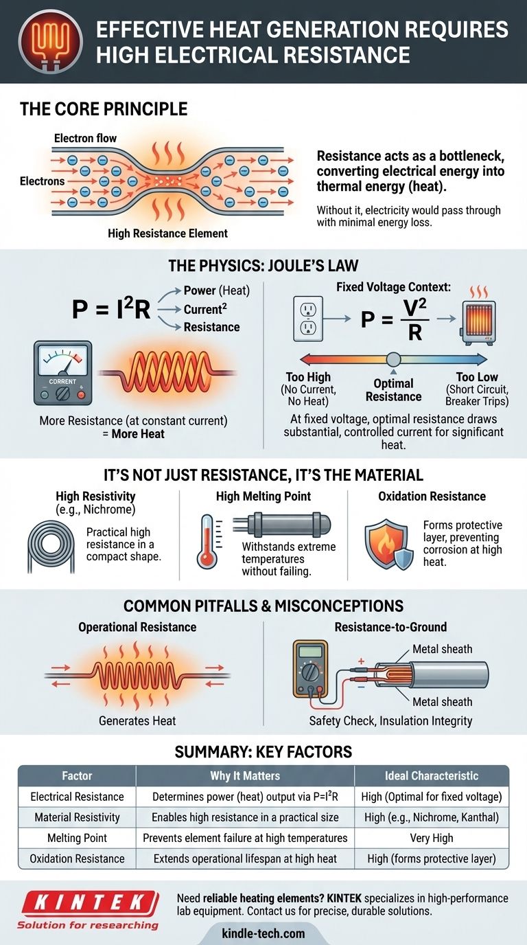 هل يجب أن يكون عنصر التسخين ذو مقاومة عالية أم منخفضة؟ اكتشف مفتاح توليد الحرارة بكفاءة دليل مرئي