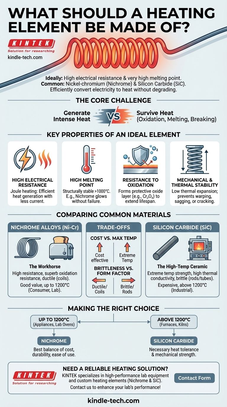 히터 발열체는 무엇으로 만들어야 할까요? 고온 및 내구성 재료에 대한 안내서 시각적 가이드