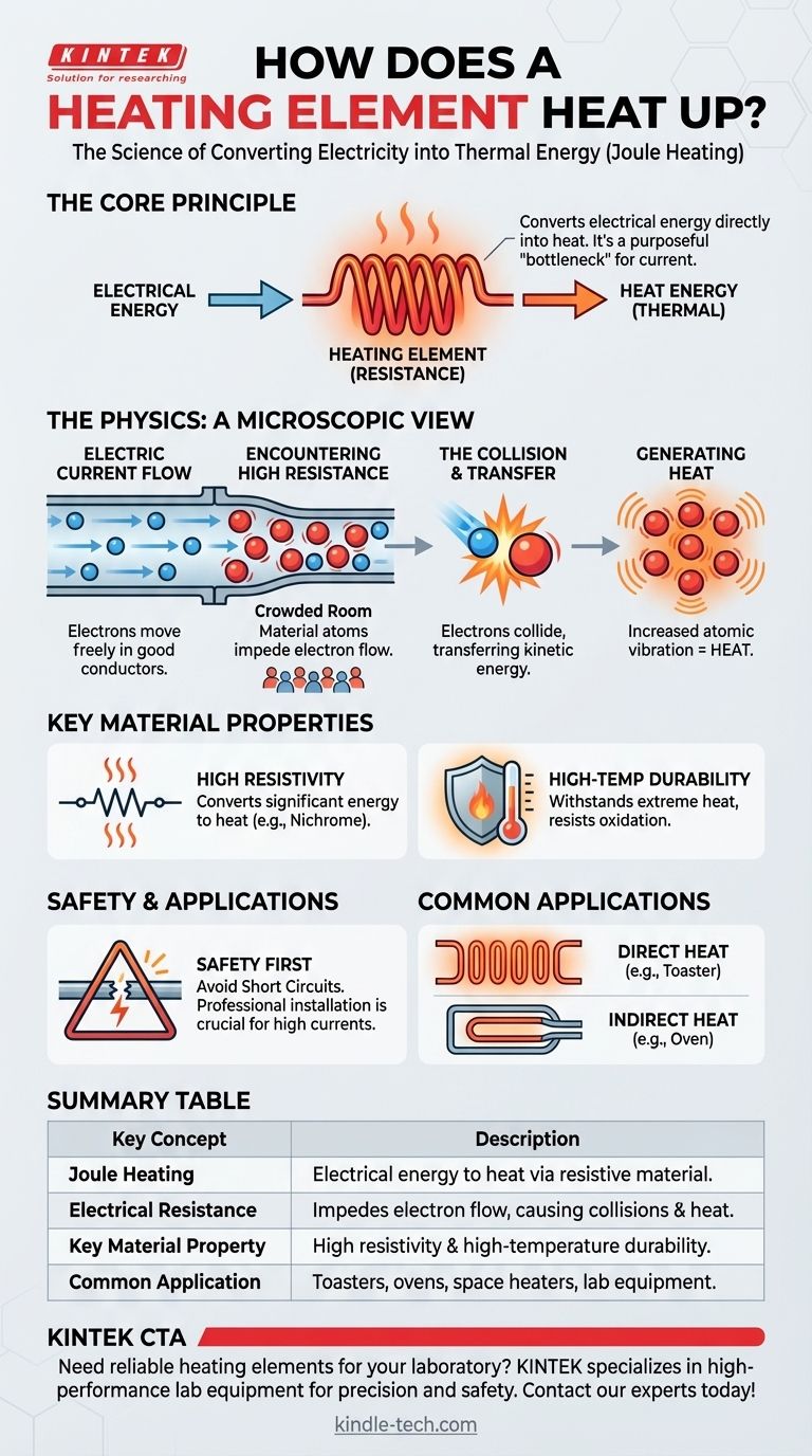 Wie heizt sich ein Heizelement auf? Die Wissenschaft der Jouleschen Wärme einfach erklärt Visuelle Anleitung