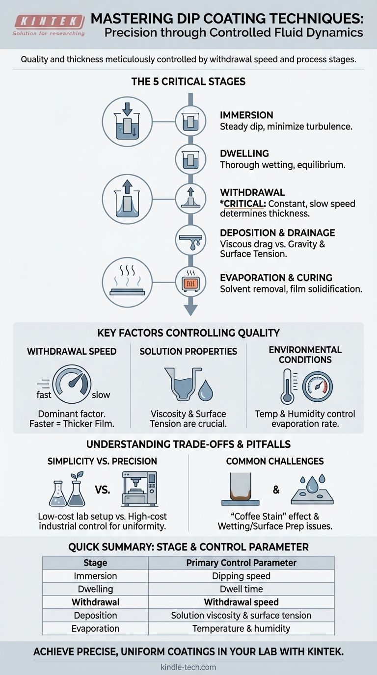 浸涂技术有哪些？掌握均匀薄膜的5步工艺 图解指南