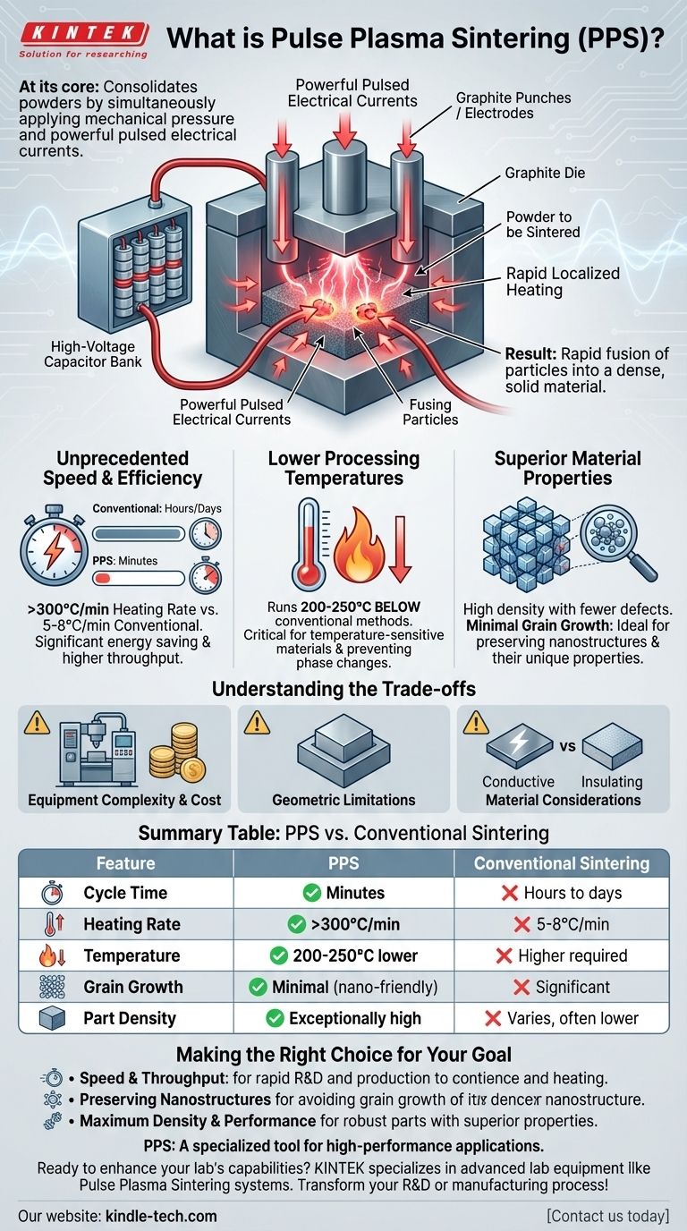 What is pulse plasma sintering method? Achieve Rapid, High-Density Material Consolidation Visual Guide