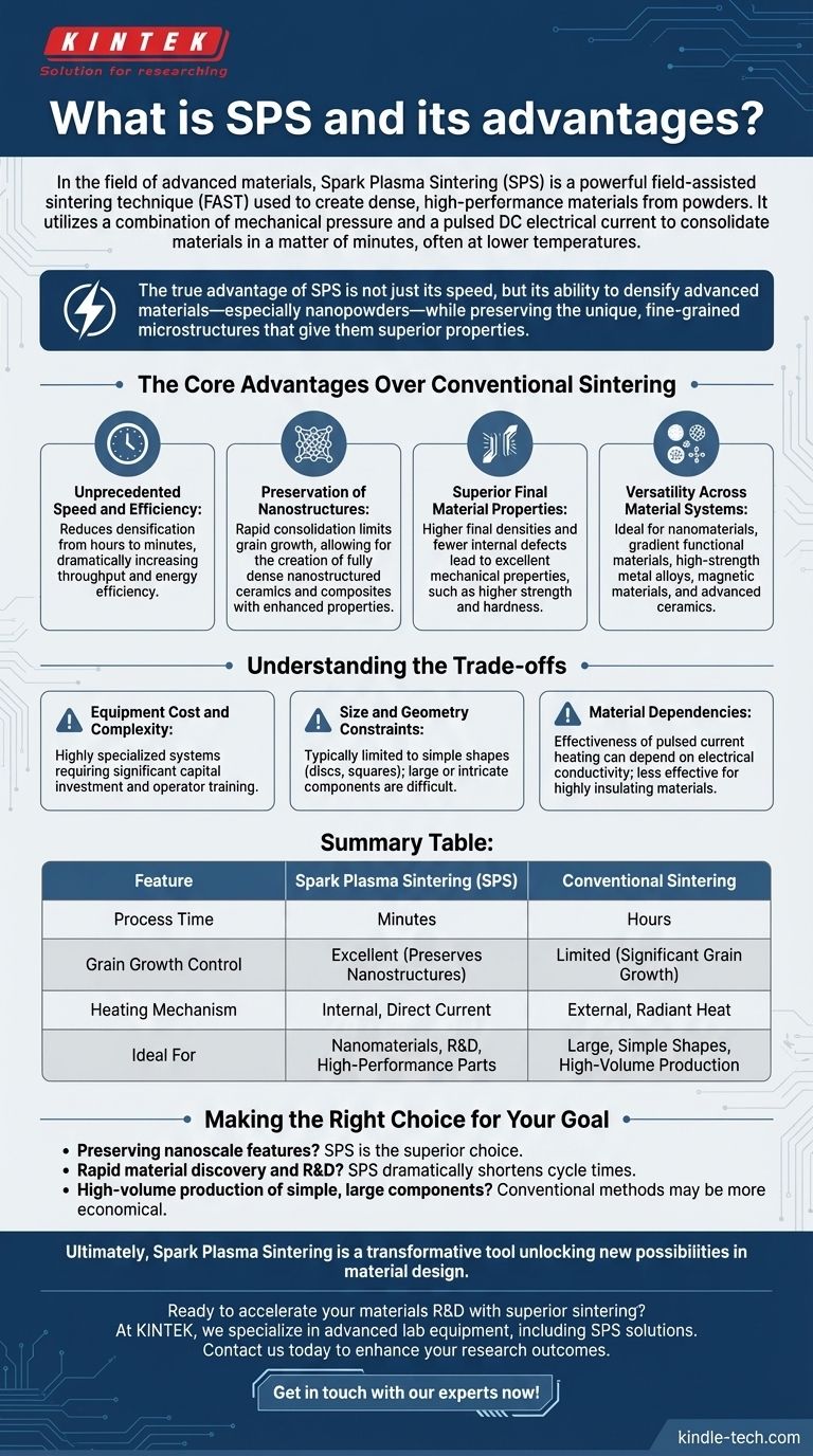Что такое SPS и каковы его преимущества? Быстрый и эффективный метод для высокопроизводительных материалов Визуальное руководство