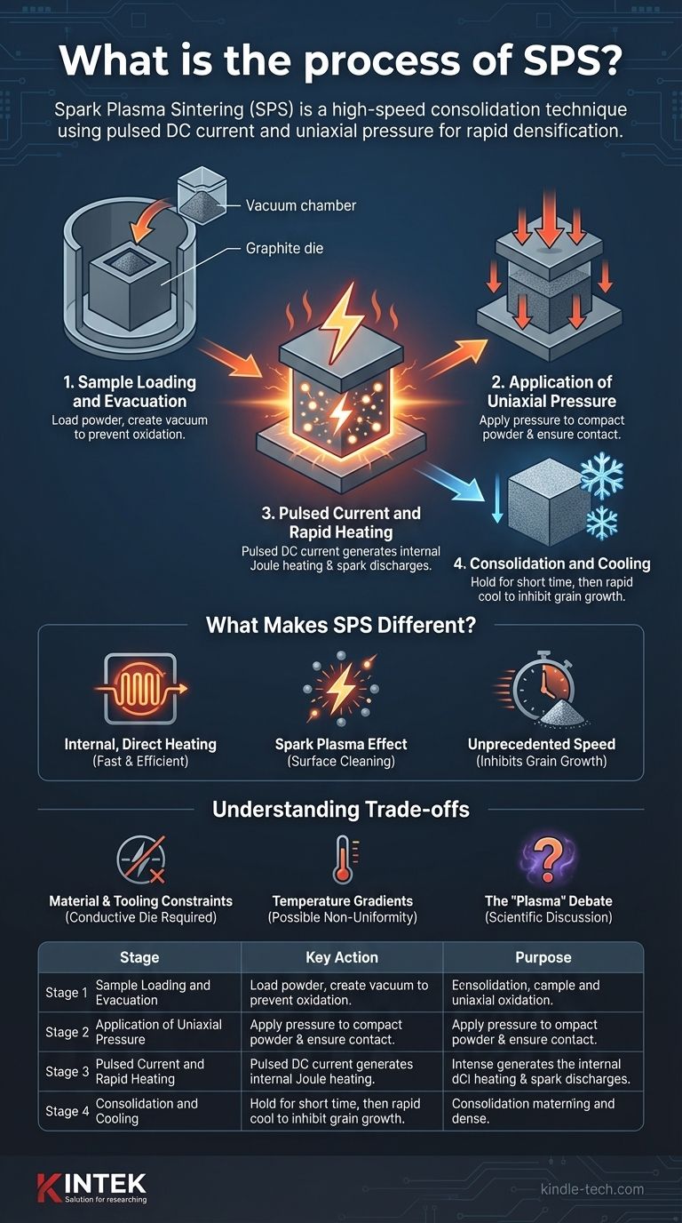 What is the process of SPS? A Complete Guide to Spark Plasma Sintering Visual Guide