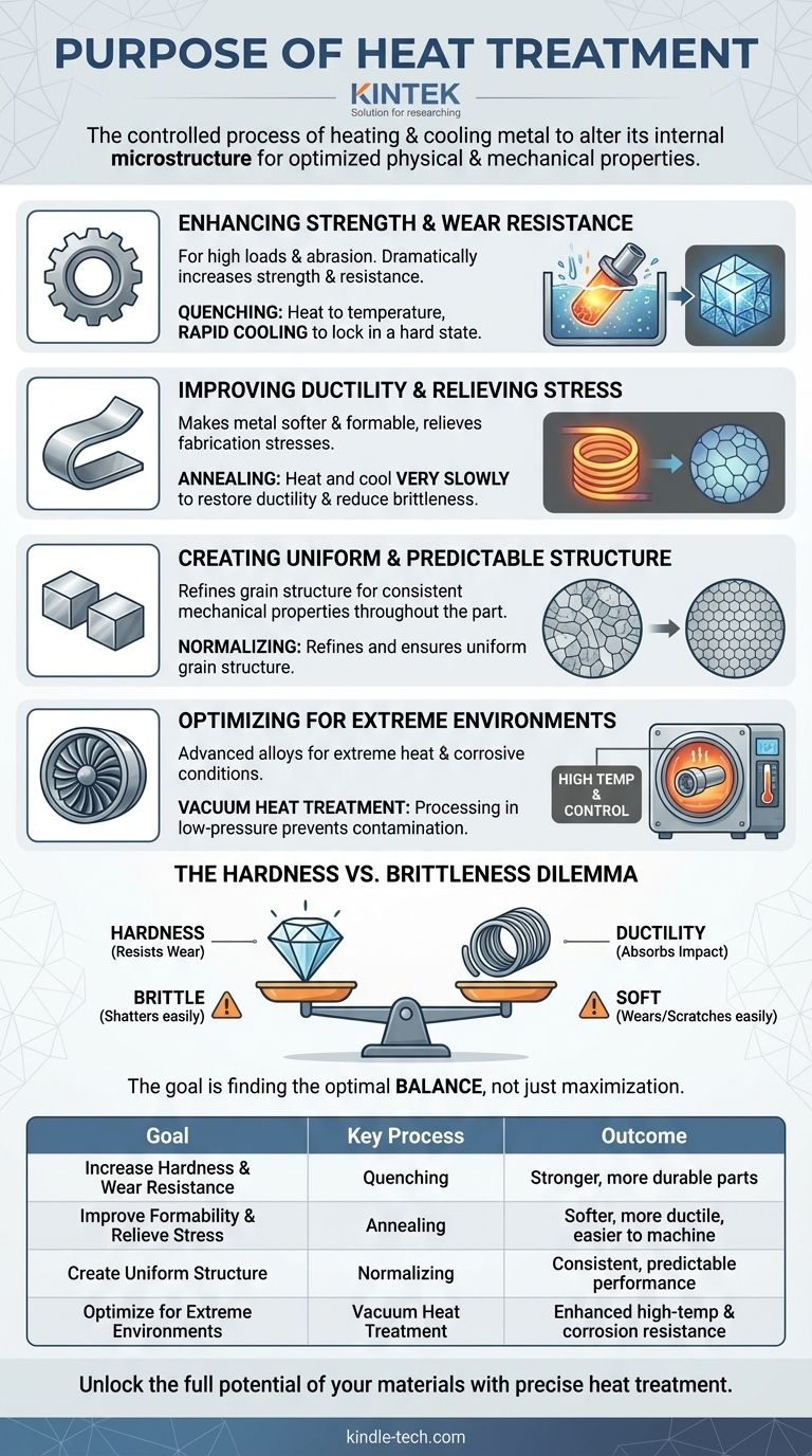 Quel est le but du traitement thermique ? Libérez tout le potentiel de votre matériau Guide Visuel