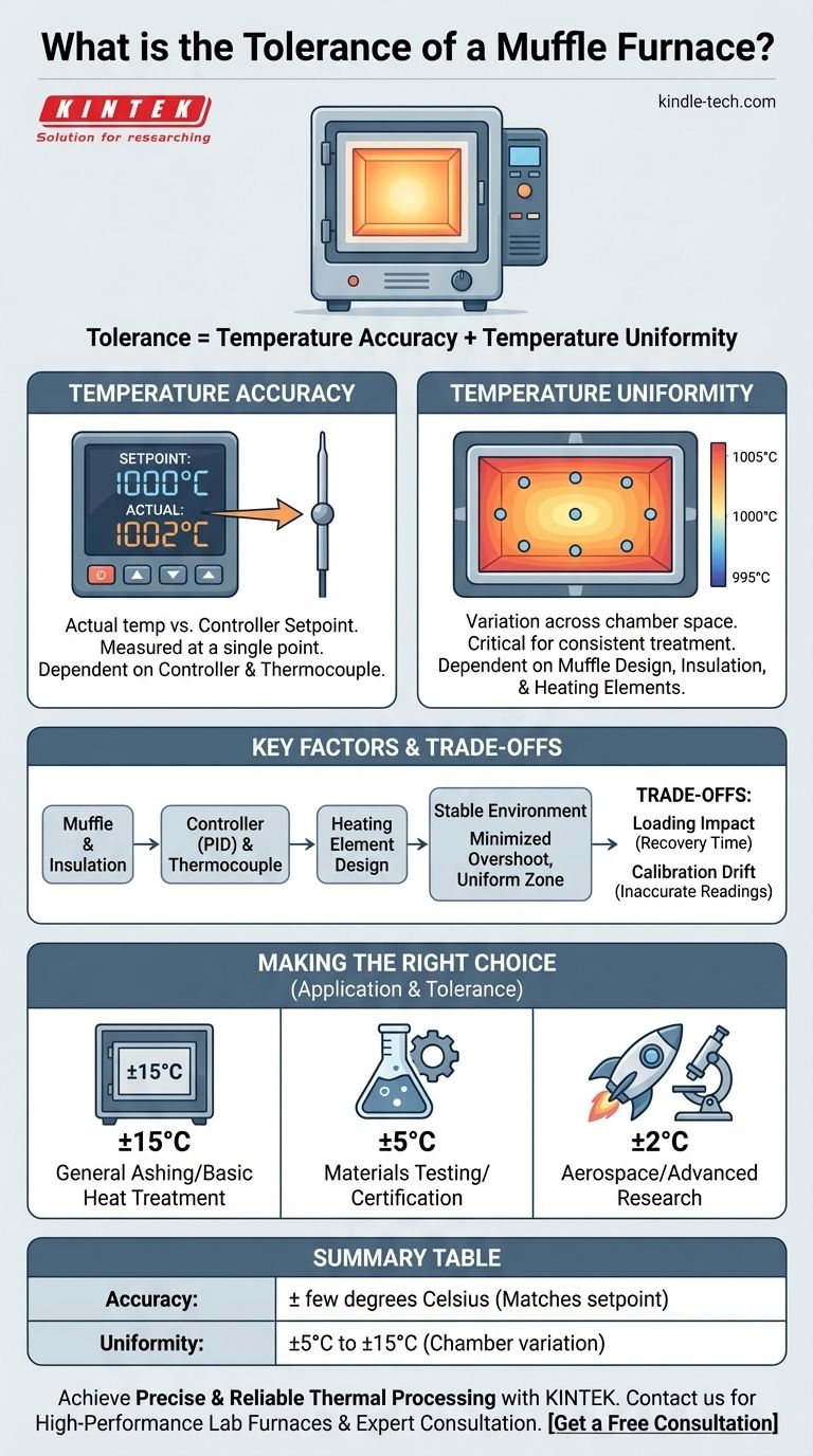 What is the tolerance of a muffle furnace? A Guide to Temperature Accuracy & Uniformity Visual Guide