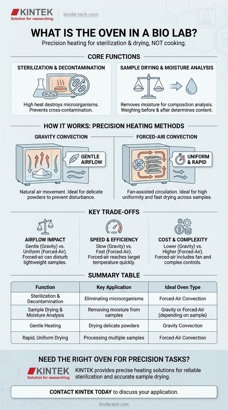 ¿Qué es el horno en un laboratorio de biología? La clave para la esterilización y el secado preciso de muestras Guía Visual