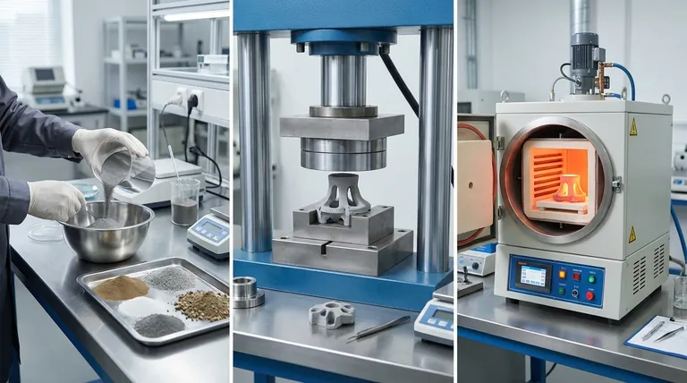 What are the steps of the sintering process? A Guide to Transforming Powder into Solid Parts