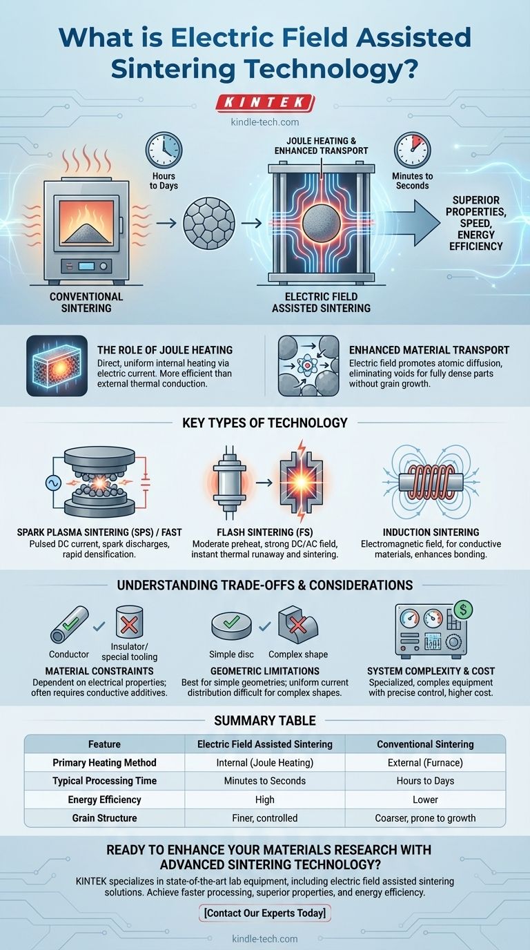 Cos'è la tecnologia di sinterizzazione assistita da campo elettrico? Un modo più veloce ed efficiente per densificare i materiali Guida Visiva