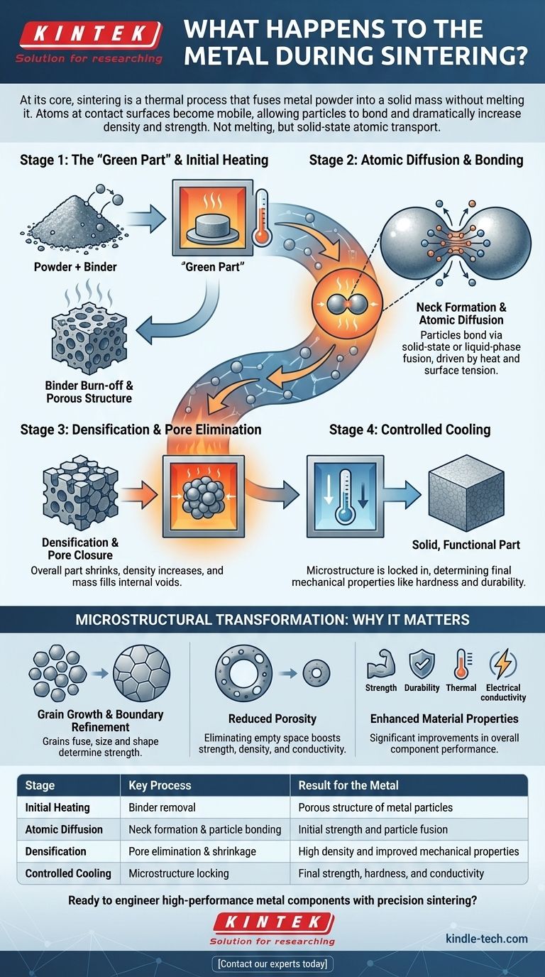 Was passiert beim Sintern mit dem Metall? Ein Leitfaden zur Materialtransformation auf atomarer Ebene Visuelle Anleitung