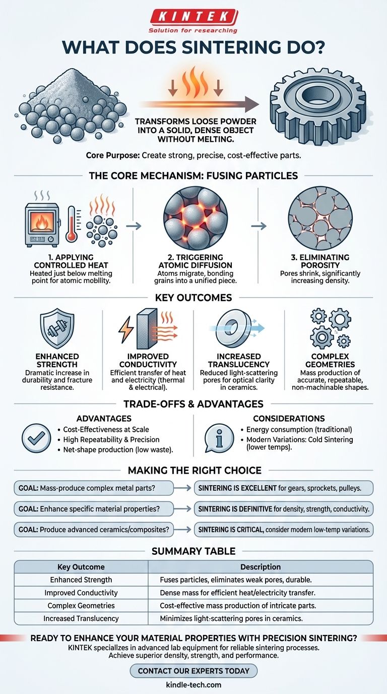 烧结的作用是什么？将粉末转化为坚固、致密的部件 图解指南