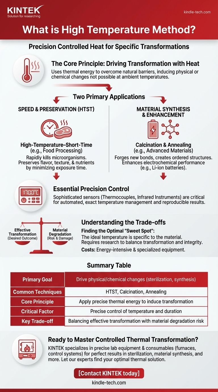 高温法とは何ですか？制御された熱変換へのガイド ビジュアルガイド
