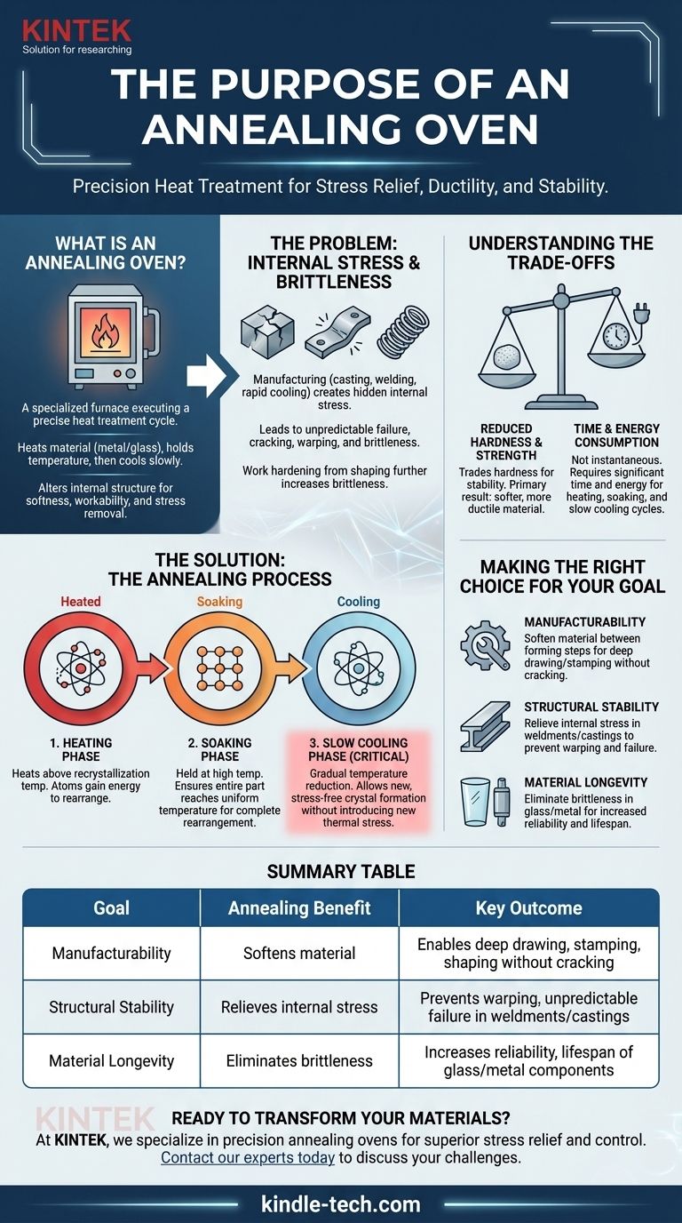退火炉的目的是什么？消除内部应力，使材料稳定可靠 图解指南