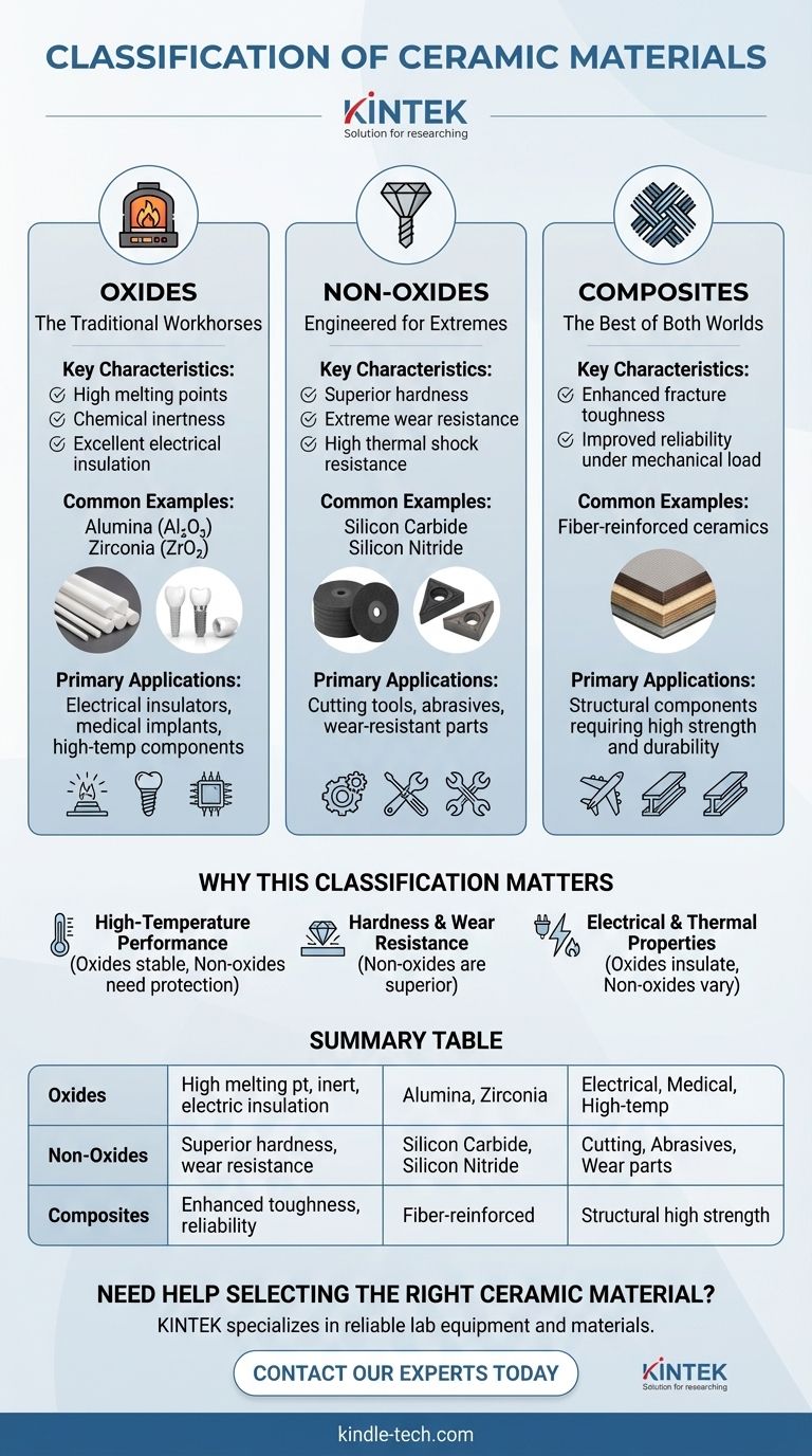 Quelles sont les classifications des matériaux céramiques ? Un guide des oxydes, non-oxydes et composites Guide Visuel