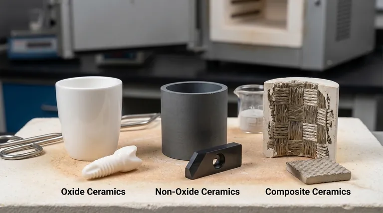 Quais são as classificações dos materiais cerâmicos? Um guia sobre óxidos, não-óxidos e compósitos