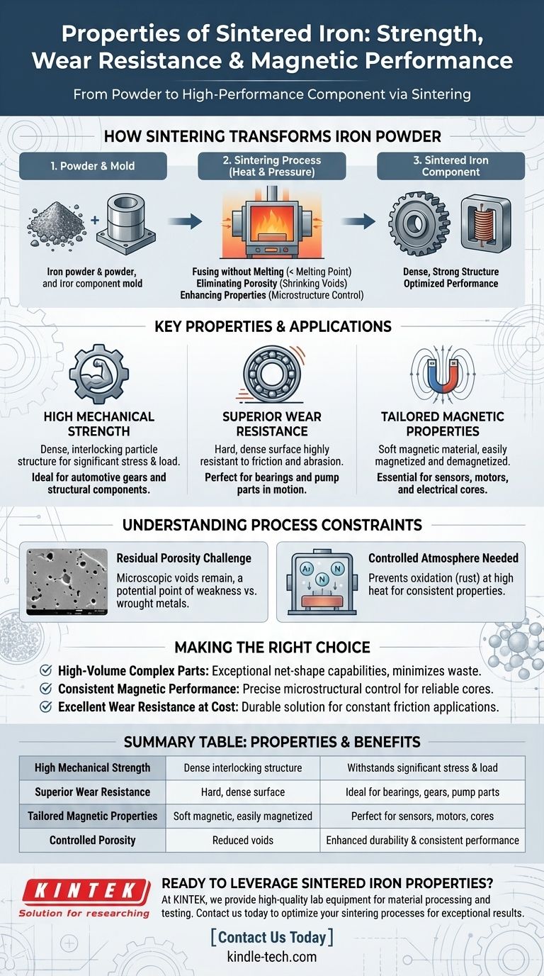 Каковы свойства спеченного железа? Достижение высокой прочности и точных магнитных характеристик Визуальное руководство
