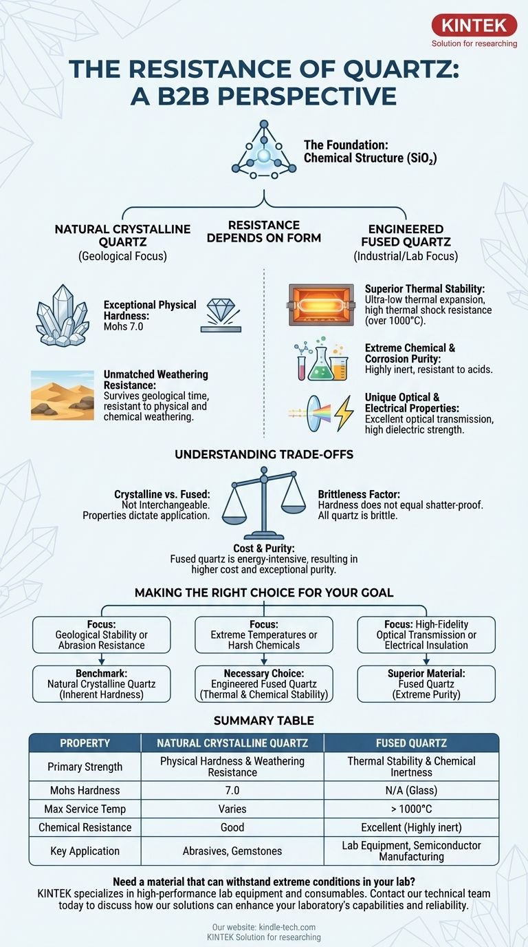 Il quarzo è un minerale resistente? Scopri le due forme di quarzo e i loro punti di forza unici Guida Visiva