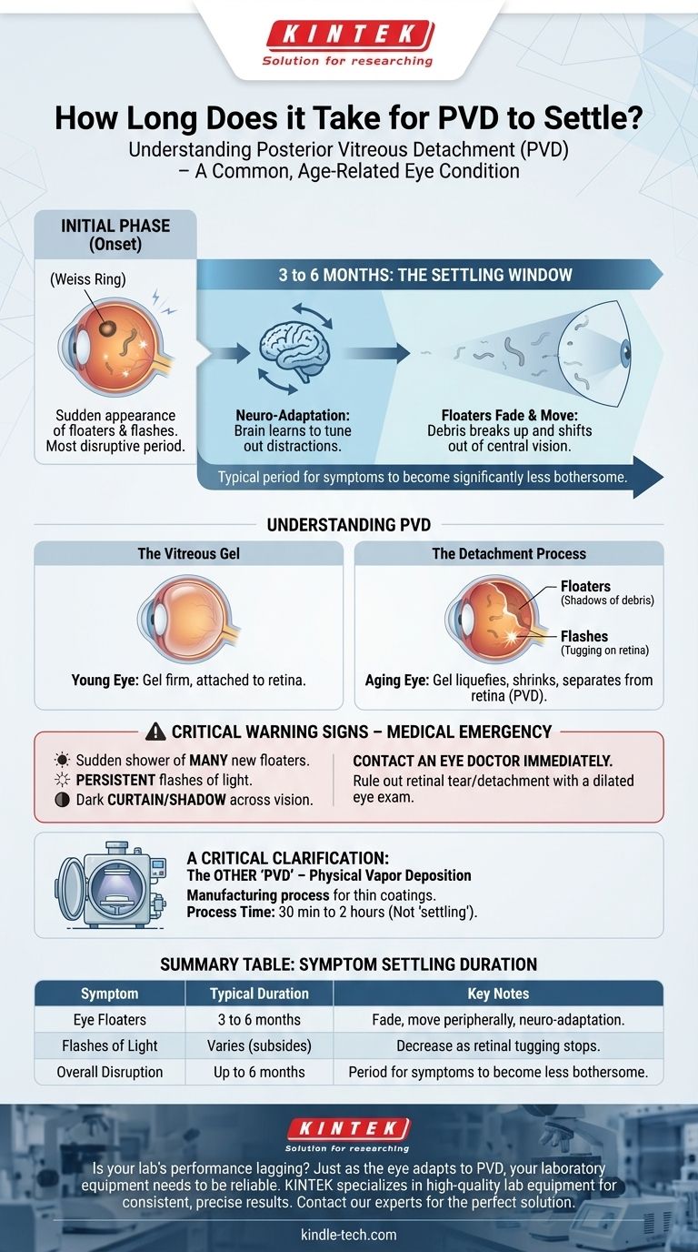 ¿Cuánto tiempo tarda en estabilizarse el DVP? Un cronograma de 3 a 6 meses para la salud de sus ojos Guía Visual