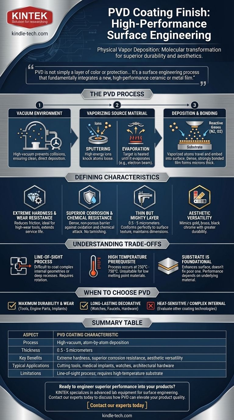 ¿Qué es el acabado de recubrimiento PVD? Una solución de ingeniería de superficies de alto rendimiento Guía Visual