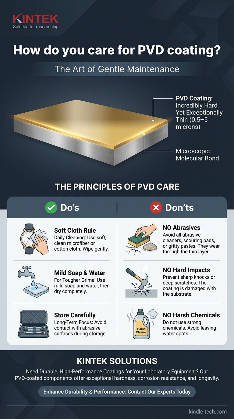 How do you care for PVD coating? A Simple Guide to Preserve Its Micro-Thin Strength Visual Guide