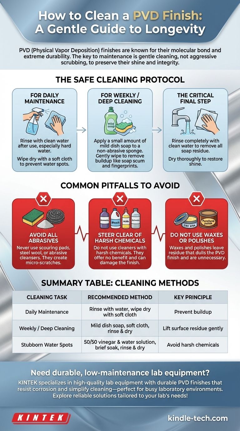 Comment nettoyer une finition PVD ? Un guide simple pour préserver sa durabilité Guide Visuel