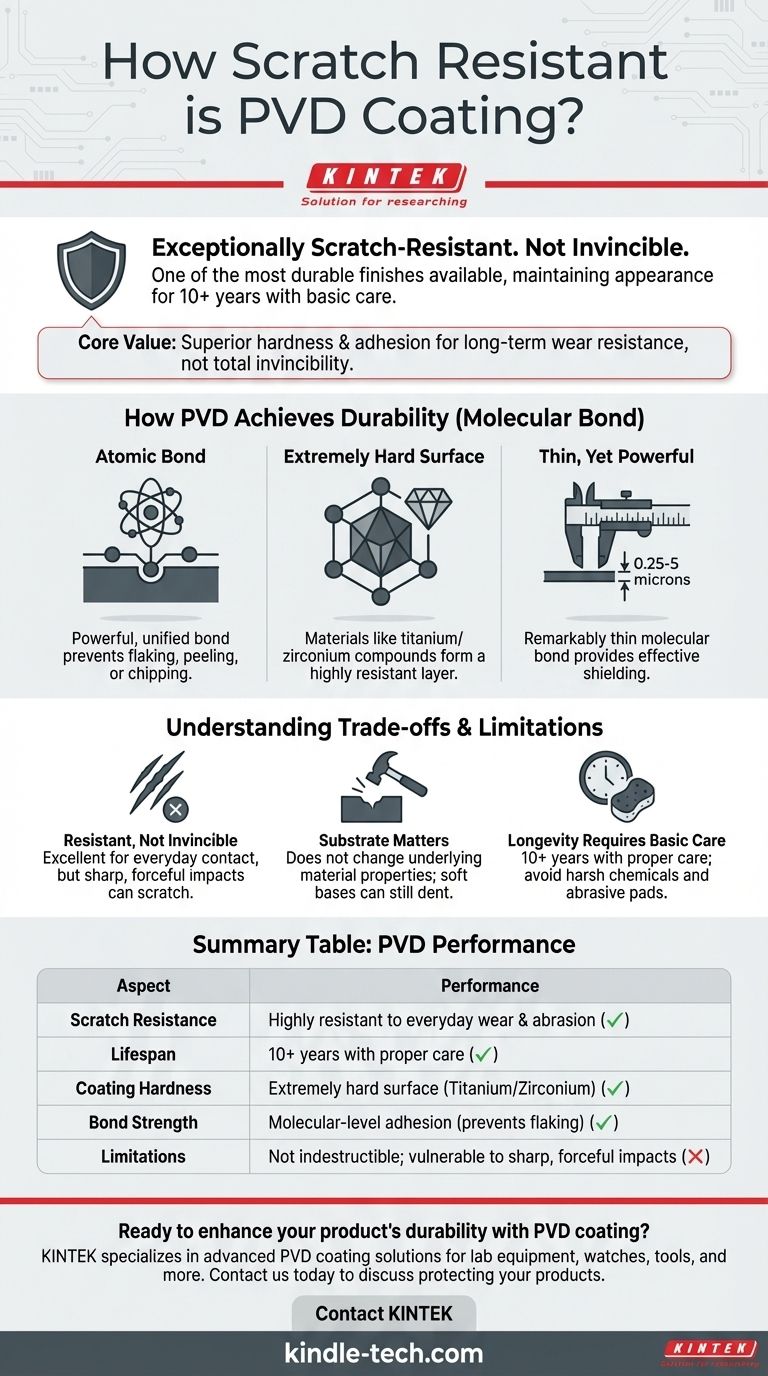 PVD 코팅의 긁힘 방지 기능은 어느 정도인가요? 10년간 지속되는 내구성 보호를 달성하세요 시각적 가이드