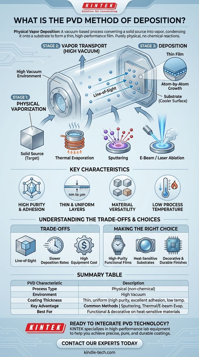 What is the PVD method of deposition? A Guide to High-Performance Thin Film Coating Visual Guide